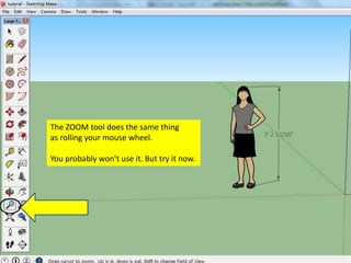 The ZOOM tool does the same thing
as rolling your mouse wheel.
You probably won’t use it. But try it now.
 