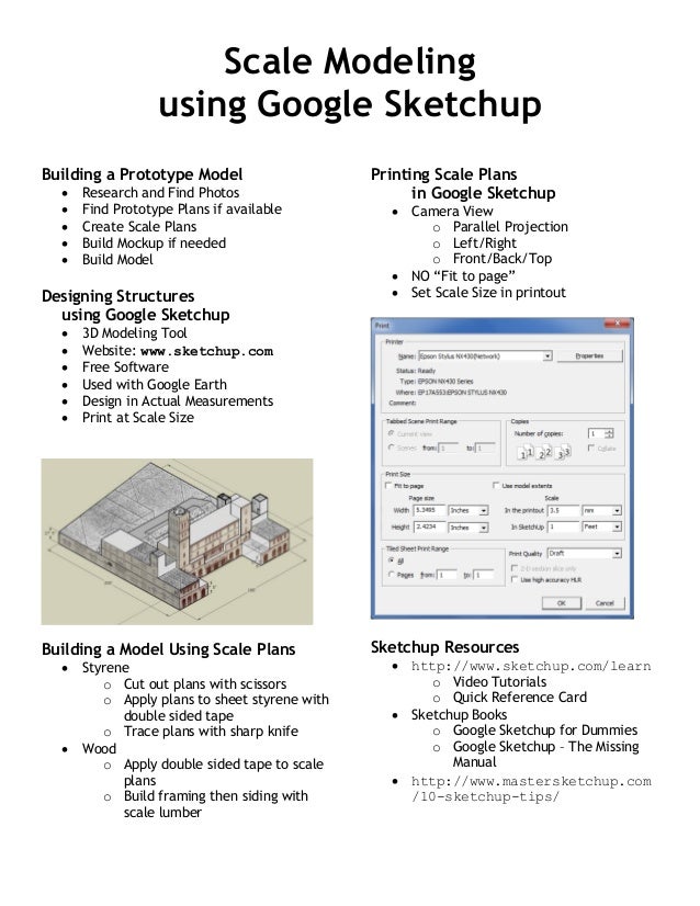Sketchup Handout