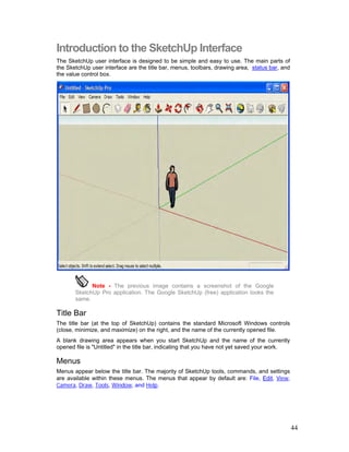 Sketchup user guide | PDF