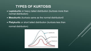skewness of normal distribution curve..... | PPTX