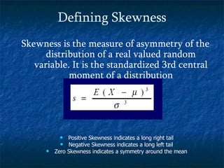 Skewness & Kurtosis | PPT