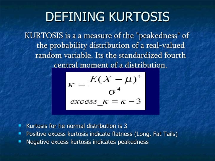Skewness Kurtosis