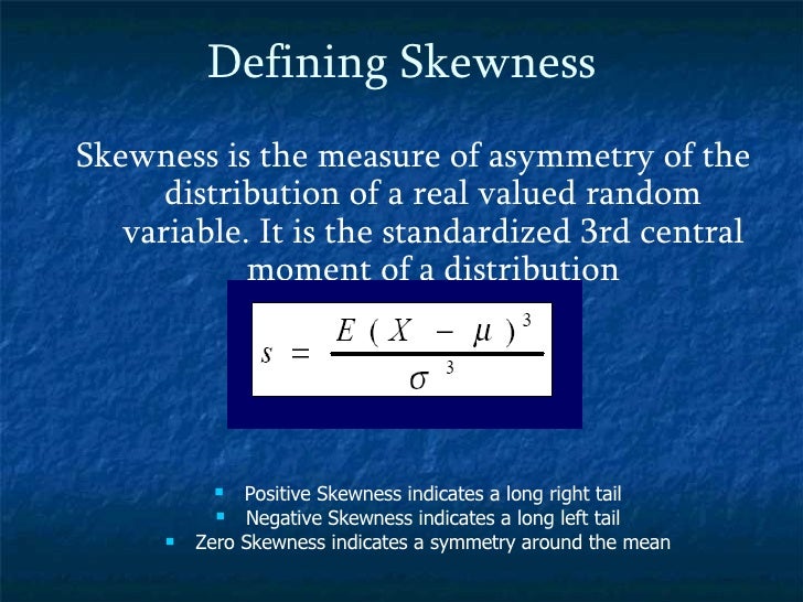 Skewness Kurtosis