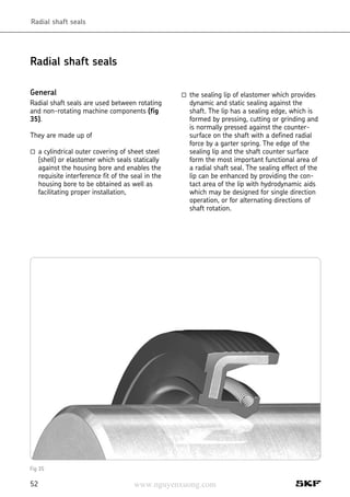 Skf industrial shaft seals gc 5300 (1) | PDF