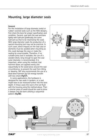 Skf industrial shaft seals gc 5300 (1) | PDF