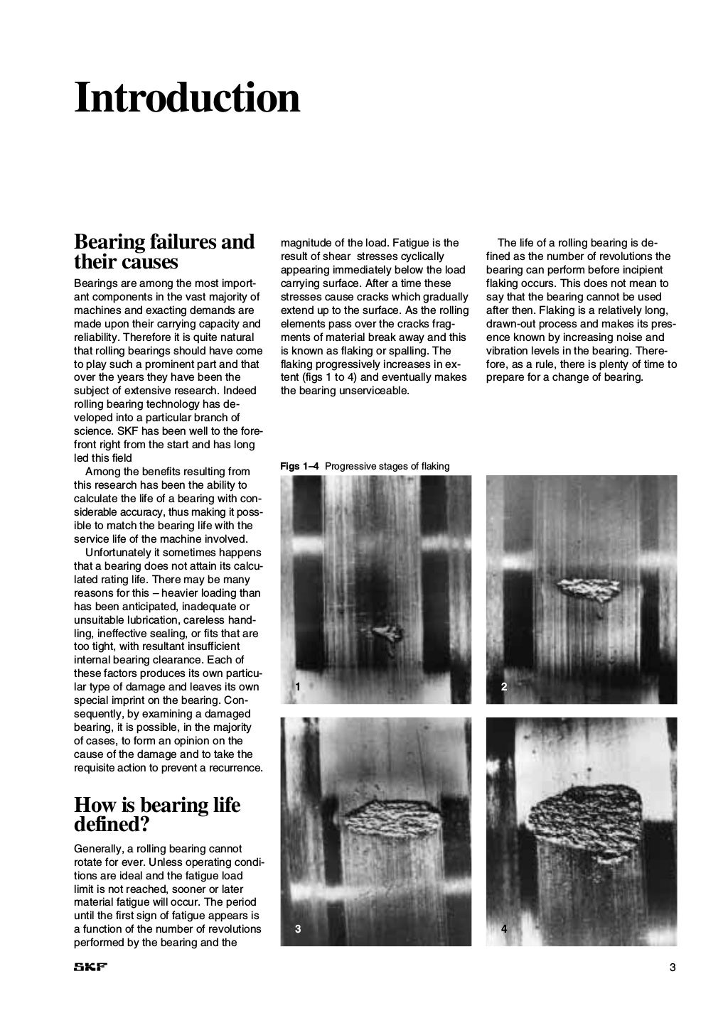 SKF Bearing failure and causes