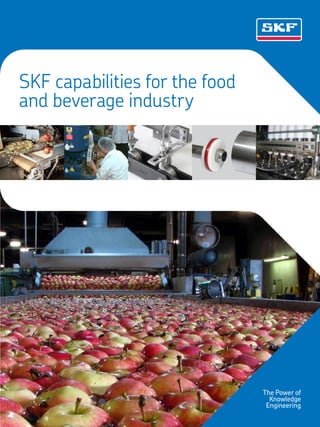 SKF capabilities for the food
and beverage industry

The Power of
Knowledge
Engineering

 