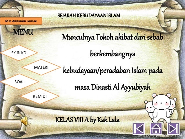 SEJARAH KEBUDAYAAN ISLAM