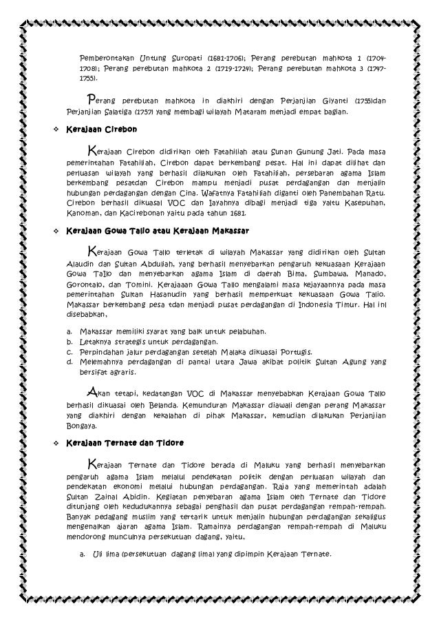 Proses Masuknya Berkembangnya Islam Di Indonesia