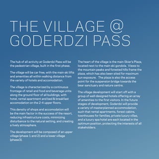 "Goderdzi Pass" Ski Resort Development Proposal in Ajara, Georgia