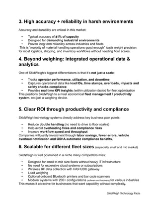 SkidWeigh Forklift Weighing Scales: Accurate, Integrated, and Cost ...