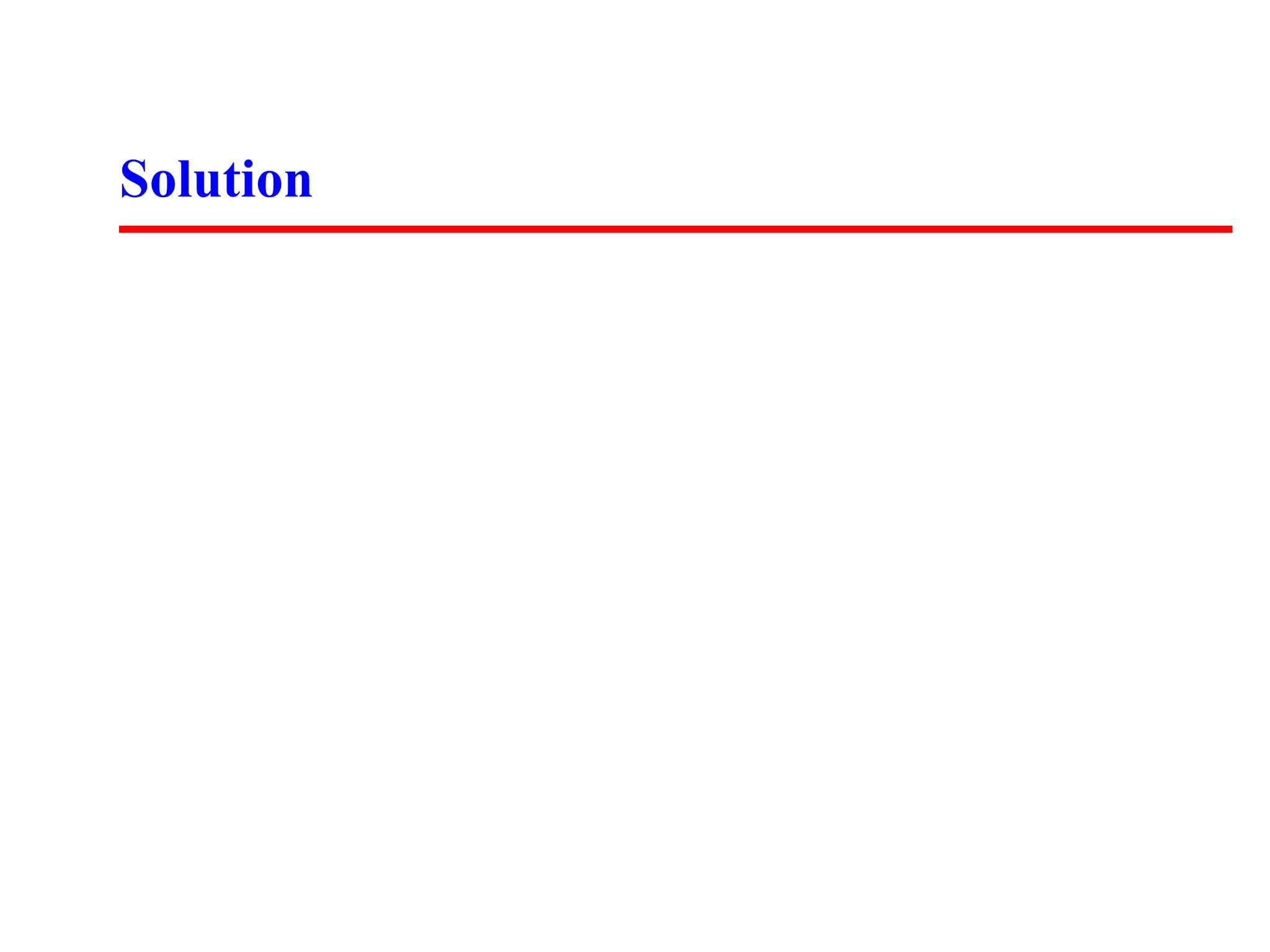 Solution 