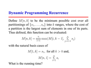 Skiena algorithm 2007 lecture18 application of dynamic programming | PPT