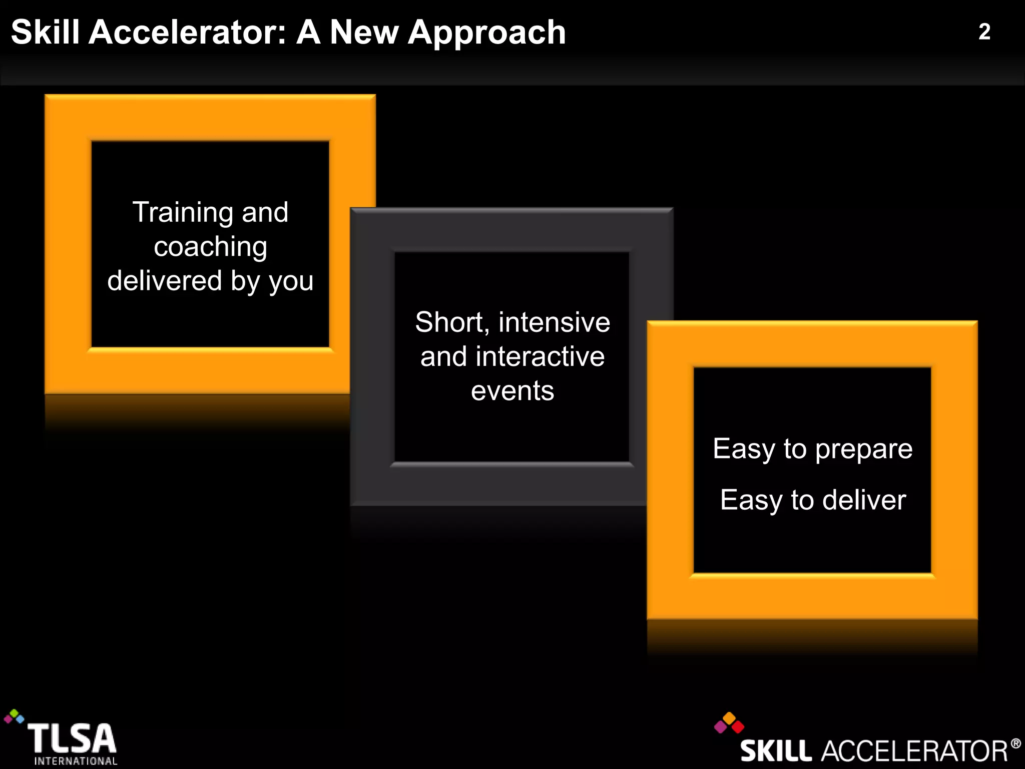 Skill Accelerator Presentation PPT