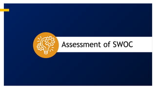 Assessment of SWOC
 