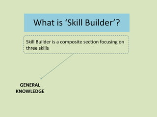 Skill builder intro | PPTX