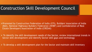 Skill Development Initiative For Construction Workers Pptx