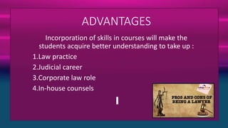 Skill Development in Law, Para Legal & other Fields and Export of ...