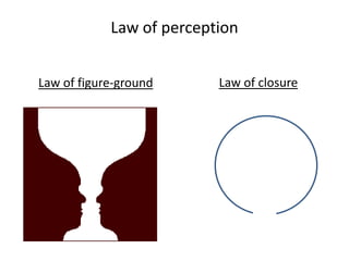 Law of perceptionLaw of closureLaw of figure-ground