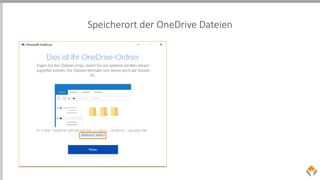 Speicherort der OneDrive Dateien
 
