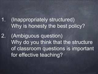 Skill of Questioning | PPTX
