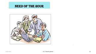 16-06-2022 Dr. C. Beulah Jayarani 13
Need of the hour
1
3
 