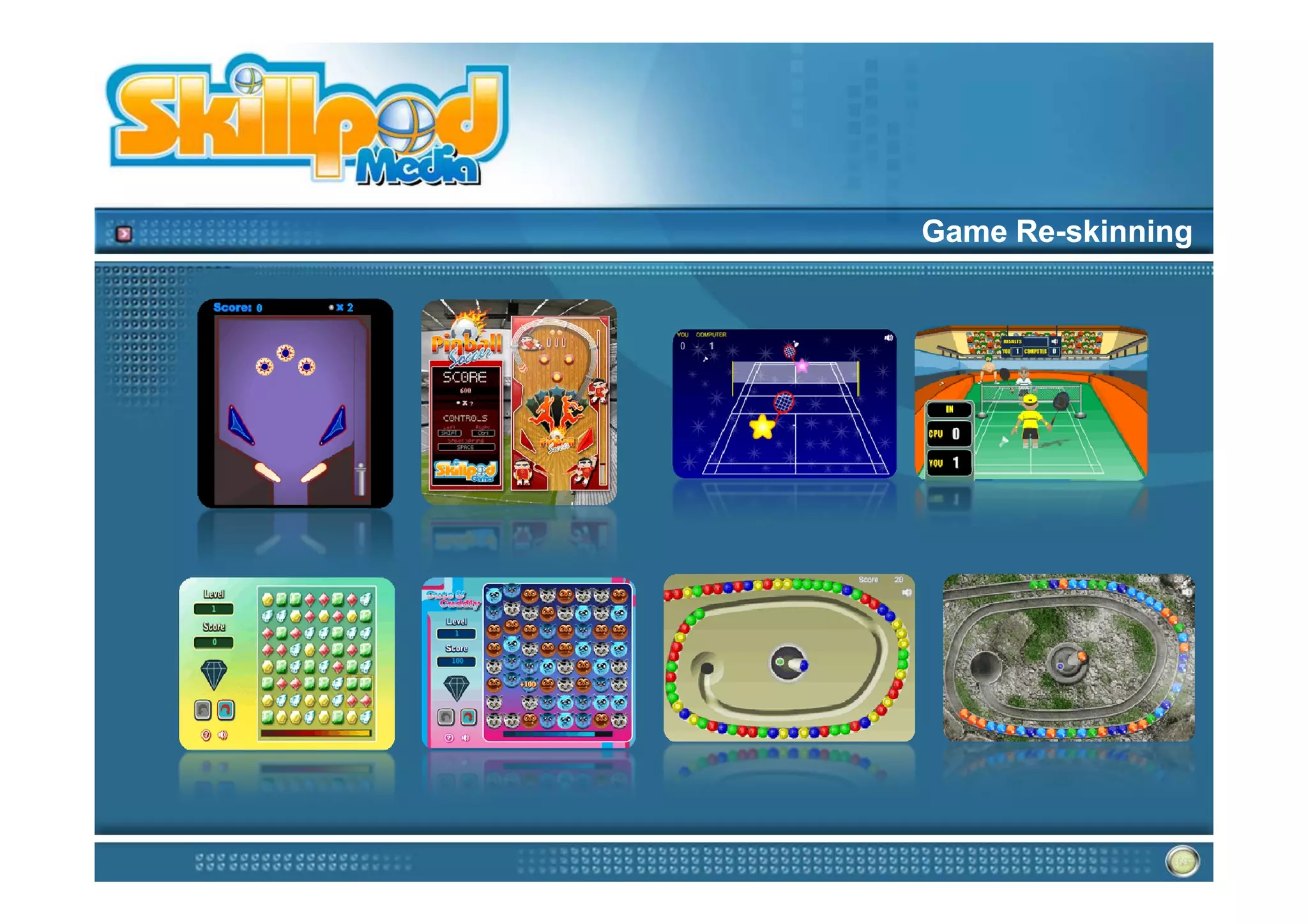 Game Re-skinning
     Re-
 