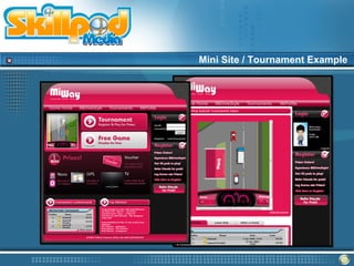 Mini Site / Tournament Example
 