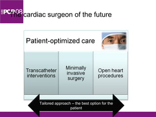 The cardiac surgeon of the future Tailored approach – the best option for the patient 