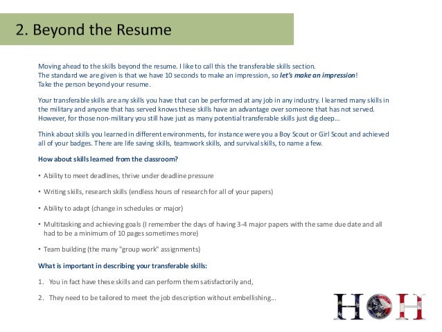 list of transferable skills for resumes
