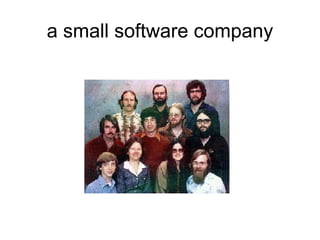 a small software company 