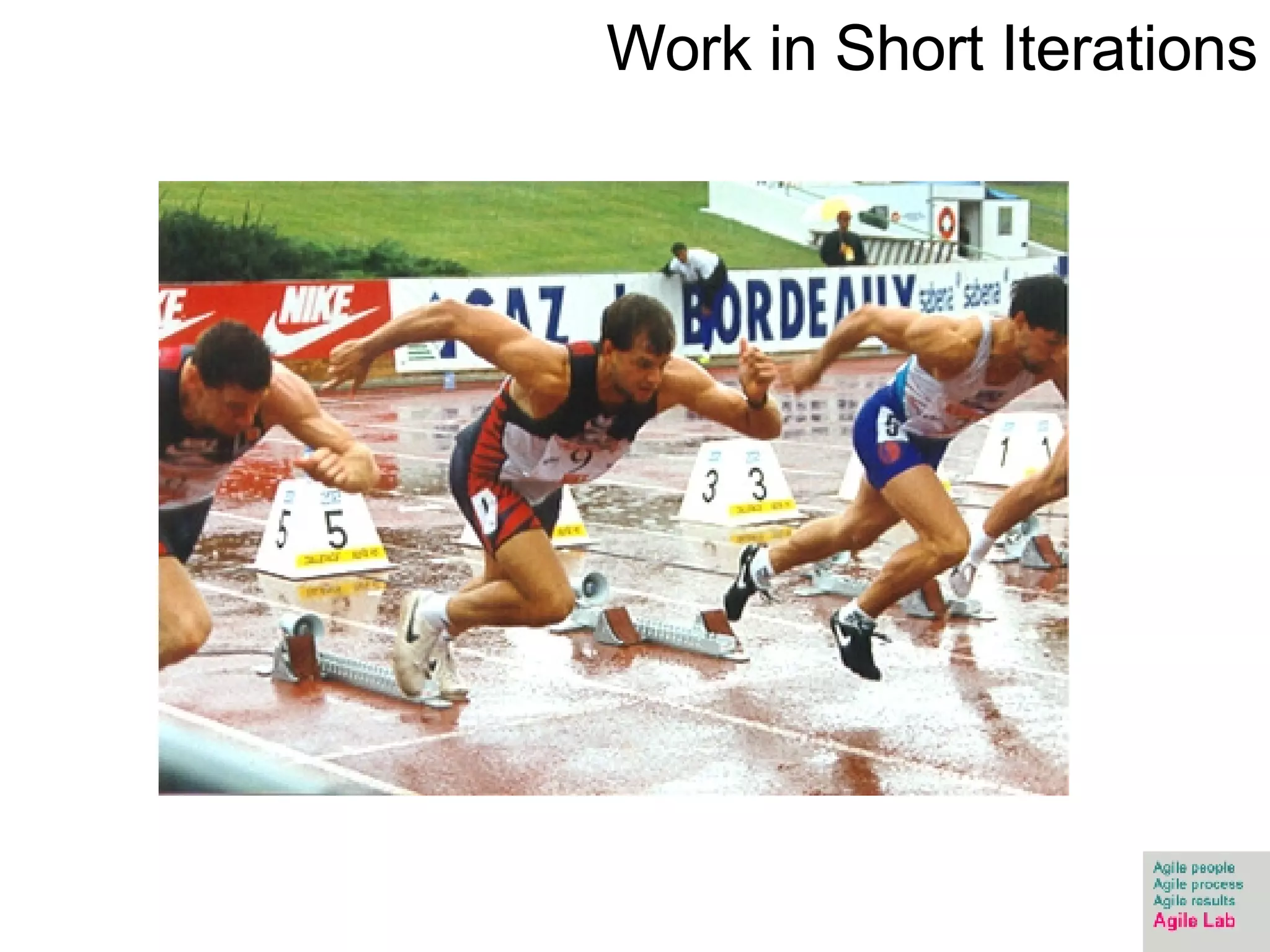 Work in Short Iterations 