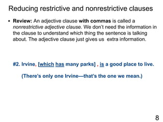 Reduced Conditional Clauses Reduced Clauses | PDF