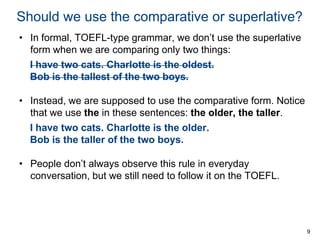 Skills 27 29 comparative and superlatives | PPTX