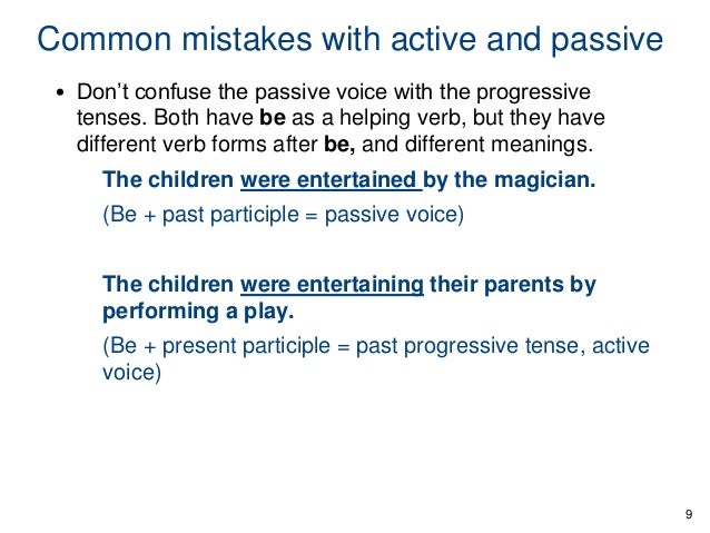 Skills 37 38 Passive Voice