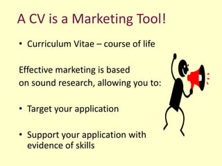 Skills Academy 2014, Effective CV', Covering Letters and Application forms presentation