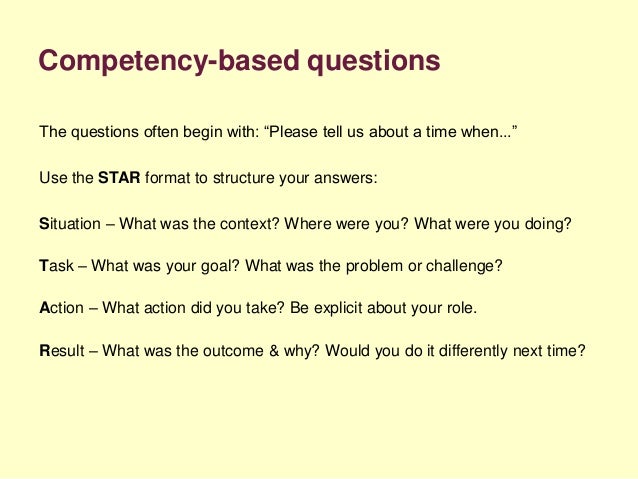 star format questions