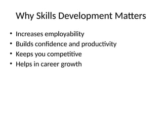 Skills_Development_Presentation.pptx for college students | PPT