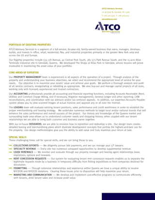 Atco Advisory Services Overview