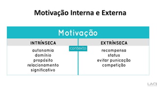 Motivação Interna e Externa
 