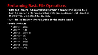 Comprehensive Overview of ICT Skills and Computer Systems for Class IX ...