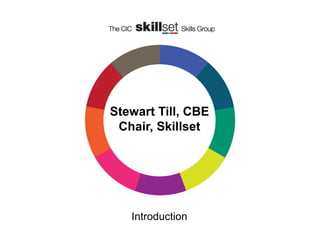 Stewart Till, CBE
 Chair, Skillset




   Introduction
 