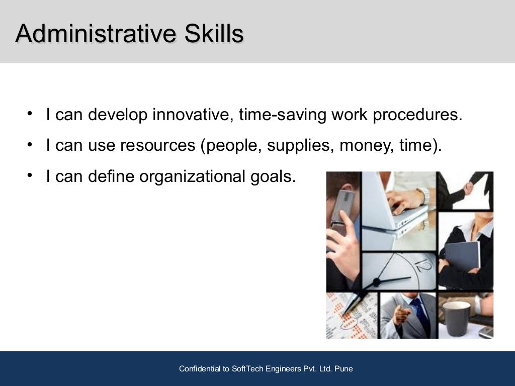 Skills for self management