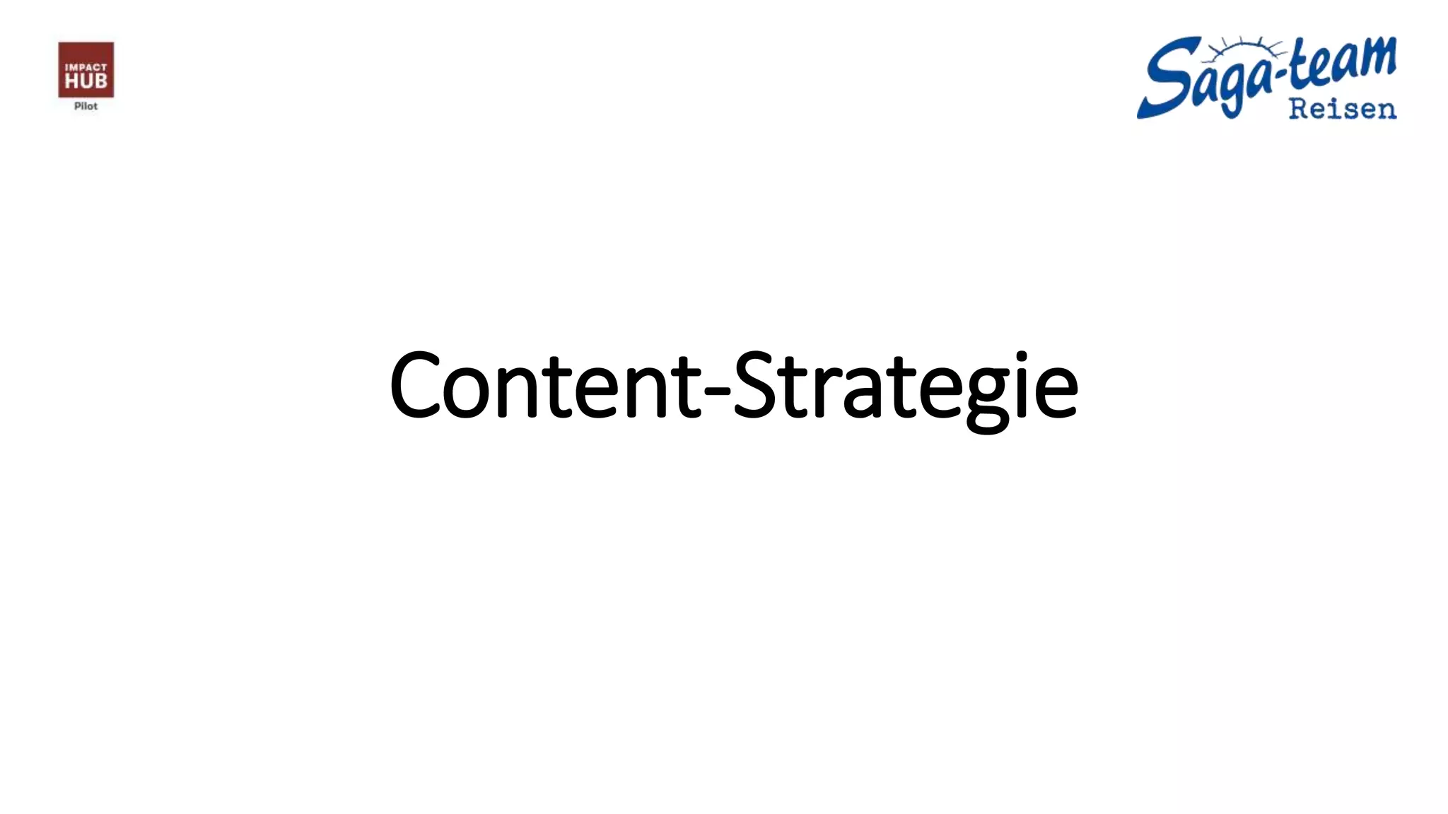 Content-Strategie
 