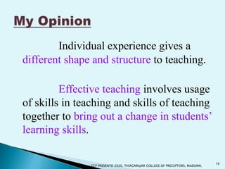 SKILLS IN CLASSROOM TEACHING | PPTX