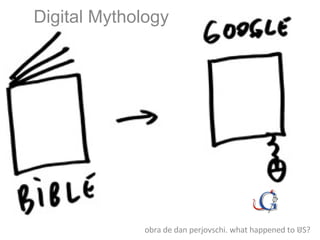 obra de dan perjovschi. what happened to US? Digital Mythology  