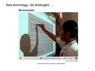 http://www.youtube.com/watch?v=odiopThgOQs New technology, old stratergies … 