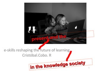 e-skills reshaping the future of learning  Cristóbal.Cobo. R present and the in the knowledge society 
