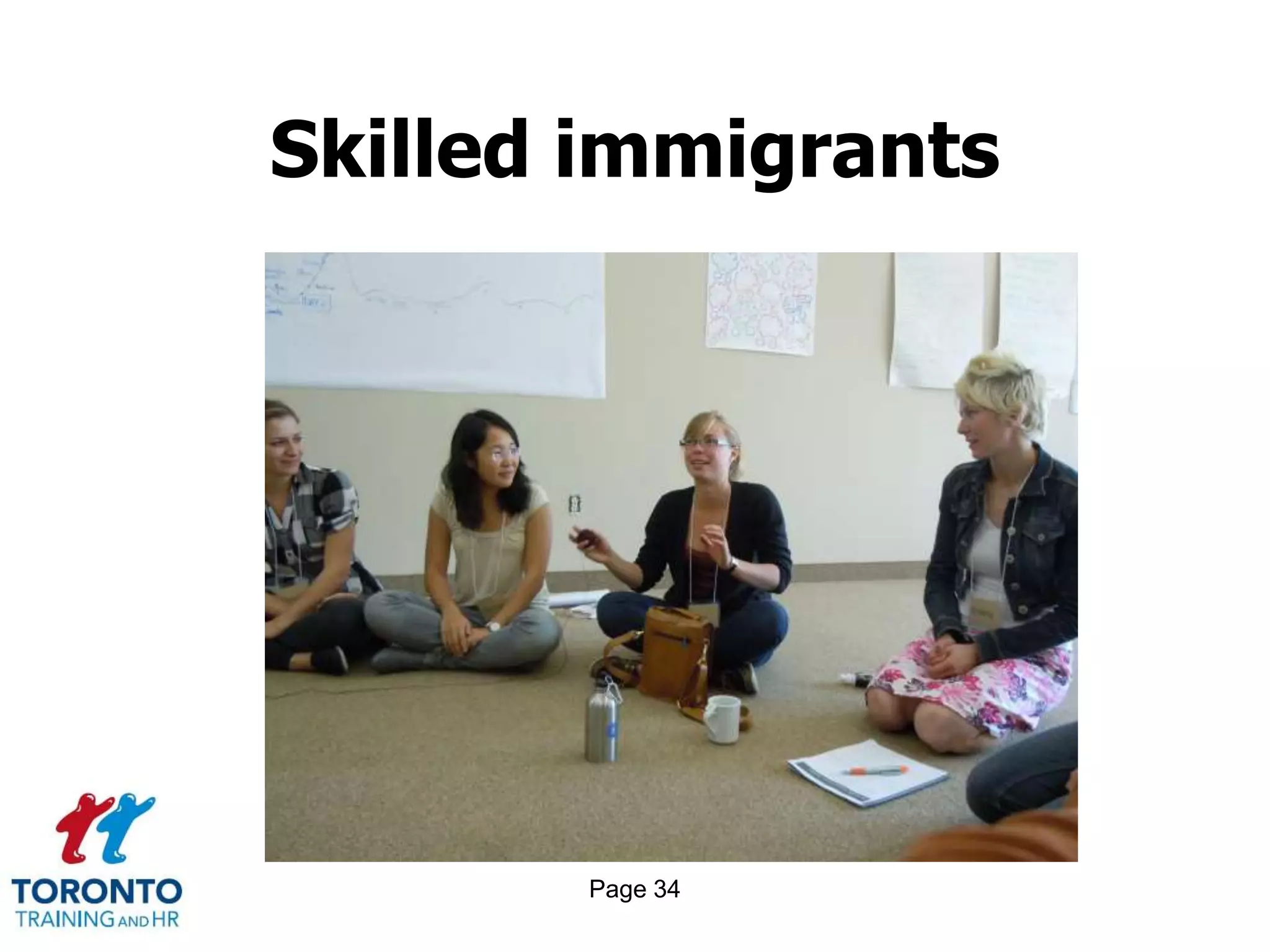 Page 34
Skilled immigrants
 