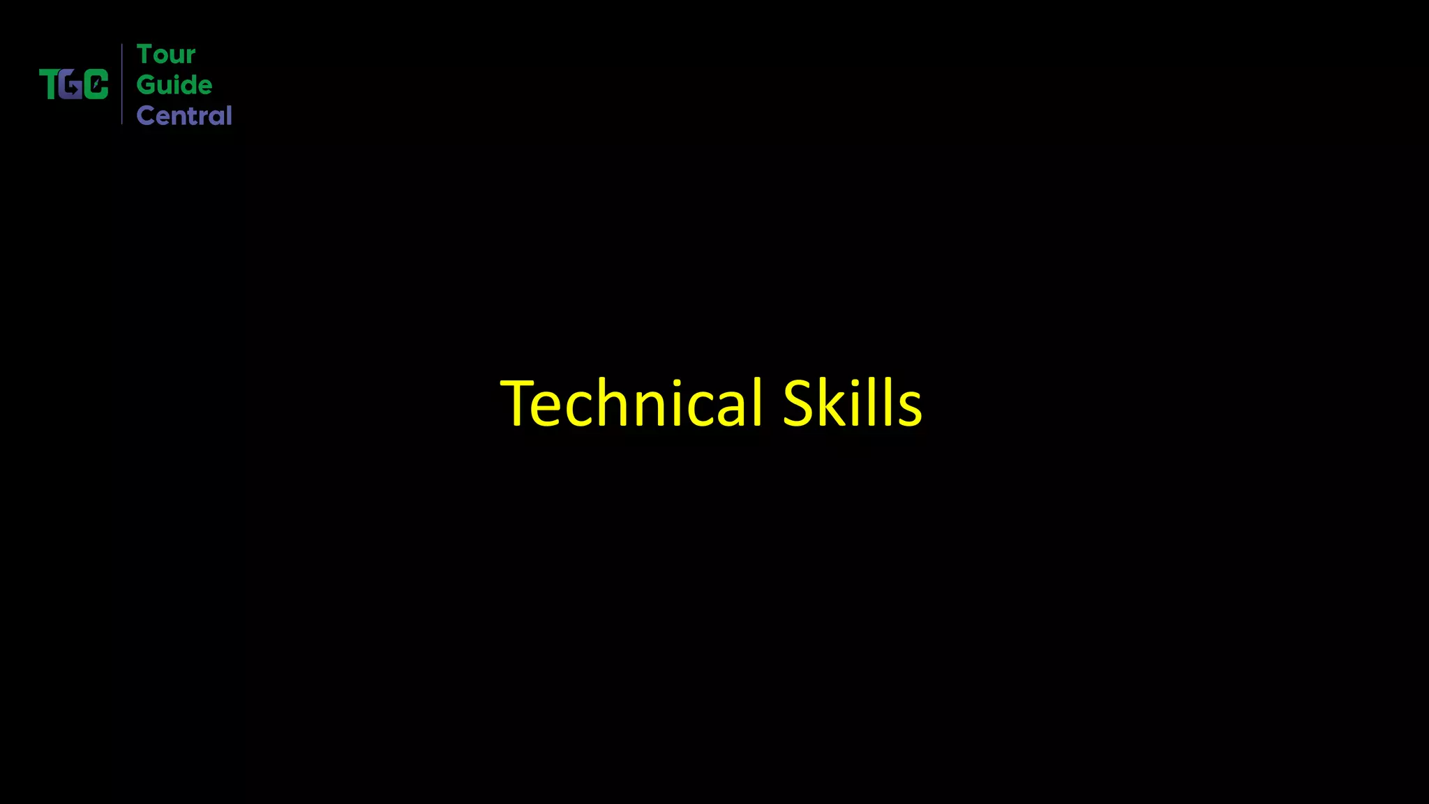 Technical Skills
 